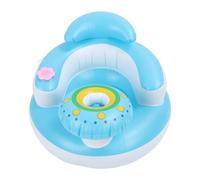 RIZGHWOY Asiento Inflable para bebé, Cómoda Silla con Soporte para el Cuello y la Espalda para la Supervisión del Recién Nacido, Perfecta para Bañarse y Jugar, Material de PVC