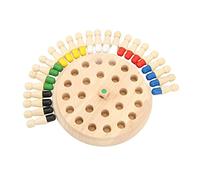 RIZGHWOY Atractivo Juego de Ajedrez con Memoria de Madera para Estimular el Desarrollo del Cerebro, para Niños Mayores de 3 Años