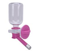 RIZGHWOY Bebedero Colgante de Bolas de Acero Inoxidable para Gatos y Perros, Dispensador de Agua de Jaula de Larga Duración Que Ahorra Espacio para Perros Colgantes..., para Jaulas/cercas (Rosa roja)