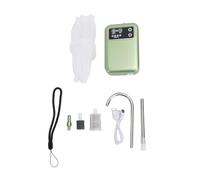 RIZGHWOY Bomba de Acuario Eléctrica Portátil con Luz y Sensor Inteligente, Bomba de Oxígeno de Agua Recargable por USB para Cubo de Cebo de Pesca