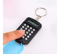 RIZGHWOY Calculadora Pequeña, Mini Calculadora Portátil de Plástico Seguro para Estudiantes y Niños, Diseño Lindo para Fácil Transporte y Cálculo Diario (Black)