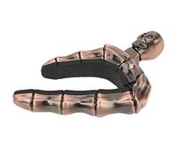 RIZGHWOY Cejilla para Guitarra Folk con Resistencia Al Deslizamiento y par Ajustable, Adecuada para Guitarras Acústicas y Eléctricas, Nueva de 9,8 X 5 Cm (Bronce)