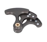 RIZGHWOY Clicker Magnético de Metal único para Aliviar el Estrés, Juguete Clicker de Oficina para la Ansiedad, Herramienta de Meditación (Plata Negro)