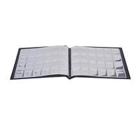 RIZGHWOY Contador de la Colección Libro SHEFFAR SHEFFAR El álbum de Complementos de 10 Páginas para las Monedas de 240pc Azul para El Coleccionista (rojo)