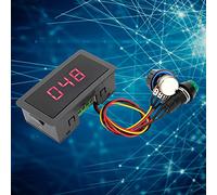 RIZGHWOY Controlador de Velocidad PWM Ajustable, Gobernador de Motor de CC de Grado Industrial para Aplicaciones de CC de 6 V a 24 V, Construcción Robusta de ABS, Pantalla Digital