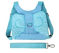 RIZGHWOY Correa con Arnés para Caminar para bebé, Bonito Cinturón Antideslizante y Antipérdida para Juegos y Viajes Al Aire Libre entre e Hijos de 1 a 8 Años (BLUE)