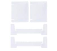 RIZGHWOY Crystal Desktop Clear Silicone Moule, Fabricante de Estanterías Sostenibles para Regalos de Bricolaje, Adaptado a la Fabricación de Estantes de Escritorio únicos, Estantes de Almacenamiento