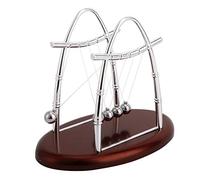 RIZGHWOY Cuna de Newton, Bolas de Equilibrio, Péndulo, Ciencia, Física, Gadget para Decoración de Escritorio, Juguete Educativo con Conservación de Energía de Impulso