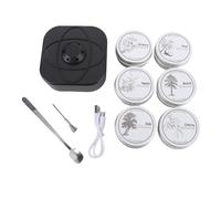 RIZGHWOY El Kit de Fumadores de Whisky Eléctrico Se Entregue con un Rico Sabor Ahumado, Fácil de Usar para Hombres, Marido de Padre, Ideal Presente con 6 Chips de Madera