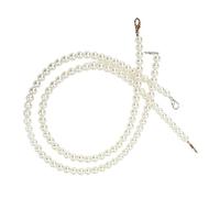 RIZGHWOY IMitation Pearl Robust Chains y un Puñado de de Bolso Duradero para Mujeres, Accesorios de Reemplazo de 2 Piezas para Bolsas de Bricolaje, Mensajero, Material ABS (60 cm/23.6in)