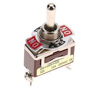 RIZGHWOY Interruptor de Palanca SPDT de Encendido-apagado-encendido de 12 Mm, 15 A, 250 V CA, Interruptor de Palanca de Doble Tiro Unipolar Duradero para Control Industrial y de Automóviles