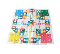 RIZGHWOY Juego de Ajedrez de Vuelo Portátil para Niños con Piezas de Plástico y Tablero de Papel, Ideal para la Interacción Entre Padres e Hijos, Juguete Educativo para Niños, 4 Colores Brillantes