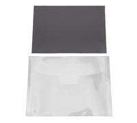 RIZGHWOY Juego de Almacenamiento de Troqueles, 10 Bolsas Transparentes y 10 Hojas Magnéticas para Sellos, Tarjetas Fotográficas, con Fuerte Imán de Goma y Tapa Sellada