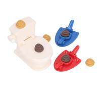 RIZGHWOY Juguete del Truco del Retrete del Efecto de la Caca 3D para la Diversión Divertida de la Broma en Las Fiestas, Material Plástico Durable