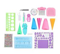 RIZGHWOY Kit DE Plumación DE Papel Handmade Handmade Card Crafts Tooling Tool Kit para SCRAPBOCKING DE DIY Accesorio para Decoración/Liever DE Arte