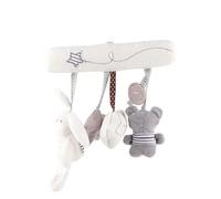 RIZGHWOY Lindo bebé Cochecito para Bebés Juguete Colgando Suena de Dibujos Animados Juguete Peluche para Cochecito para Niños Seguridad para Automóvil de Autos de Melodía Suave para