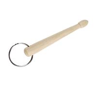 RIZGHWOY Llavero Ligero con Forma de Baqueta, Accesorio de Bolsillo Perfecto para Amantes de la Música, 3,5x0,4x0,4 Pulgadas (2 palos)