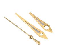 RIZGHWOY Manecillas de Repuesto para Reloj, Manecillas de Hora, Segundos, Minutos, de Metal, Livianas y Elegantes, Ideales para el Movimiento ETA2824, 3 Accesorios, Disponibles en Oro/plata (GOLD)