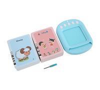 RIZGHWOY Máquina de Aprendizaje Bilingüe Bilingle de Juguete de Educación Temprana para, Diseño de Esquina Redondeada, Toys Blue Children's Toys para 2 Años