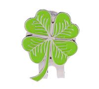RIZGHWOY Marcador de Bola con Clip de Sombrero Magnético, Clip de Sombrero de Golfs Clover con Diseño Ligero Portátil Resistente a la óxido de Acero Inoxidable para Golfistas