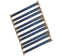 RIZGHWOY Marco de Intercambio de Pared Flex Flex Iron -DIY -Münz Accesorios para la Artesanía de Bolsas para Billeteras y Billeteras, 10 Pcs Marco Flexible de Metal para Bolsos y Bolsos de Hombros