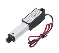 RIZGHWOY Micro Actuador Lineal de Alta Fuerza 64N Impermeable 12 V para Robótica y Automatización de Fábricas Aluminio (30mm)