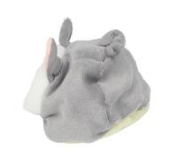 RIZGHWOY Mini Nido para Dormir de Algodón para Mascotas, Casa para Hámster, Escondite con una Entrada para Animales Pequeños, Conejillo de Indias y Ardilla (Bebe Gris)