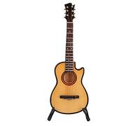 RIZGHWOY Modelo de Guitarra en Miniatura, Réplica de Instrumento Musical de Madera, Adorno Decorativo para Amantes de la Música, para Sala de Estar o Estudio, 15,7 X 5,5 X 1, Cm (guitarra cutaway