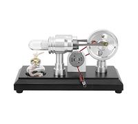 RIZGHWOY Modelo de Motor de Estiramiento de Cuarzo Motor de Combustión Interna Externa con LED para la Herramienta de Lecciones de Física
