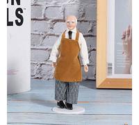 RIZGHWOY Modelo de Muñecas de Porcelana en Miniatura de Muñecas Ornamento Principal, Miembros de la Habilidad, Soportes, Materiales [1:12 Escala] (Comercio)