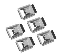 RIZGHWOY Molde Base de Caja de Inclusión de Muestras de Acero Inoxidable, Casete de Procesamiento de Inclusión de Tejidos de 5 Piezas con Estructura Bien Diseñada para Organizar Muestras