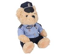 RIZGHWOY Oficial de Peluche Oso Juguetes Lindo Oso de Tráfico Peludo Animal de Peluche para Niños y Adultos, para Dormitorios y Coches, Material de Felpa Corto Suave (#12)