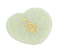 RIZGHWOY Piedra de Cristal en Forma de Corazón, Cómoda Piedra de Cristal con Superficie Lisa Pulida para Decoración de Escritorio de Oficina en Casa