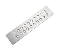 RIZGHWOY Placa de Dibujo de Alambre Redondo Profesional, Herramienta de Fabricación de Joyas de Carburo de Tungsteno Resistente para Joyeros, Acabado Liso, 5,1-7,0 Mm