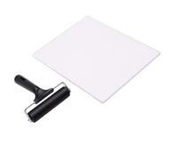 RIZGHWOY Placa de Impresión de Gel, Placa de Monoimpresión de Gel de Impresión de Tamaño A4 Reutilizable para Suministros de Artesanía Pinturas Acrílicas Telas de Papel