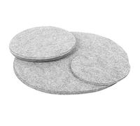 RIZGHWOY PLACAS FILZ -Separador de Protector de Protección de Separador para Gabinetes de Cocina y Autocaravanas, 48 PACK -GRAY Protección de de Fieltro (24PCS)