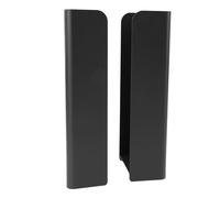 RIZGHWOY Porta Pañuelos Ajustable Magnético con Diseño Innovador para Uso en Cocina Montado en la Pared Acero Al Carbono (Black)