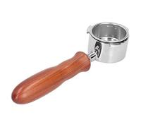 RIZGHWOY Portafilter sin Fondo, Manija de la Cesta de Filtro de Portafilter Desnudo Adecuado para la Extracción de café en el Hogar (Estilo B)