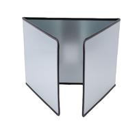 RIZGHWOY Protector contra Salpicaduras para Estufa, Pantalla Plegable contra Salpicaduras de Aceite de 3 Lados Hecha con Lámina Galvanizada, Resistente a Altas Temperaturas para C