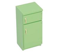 RIZGHWOY Refrigerador para Casa de Muñecas, Refrigerador en Miniatura Moderno, Verde, Bien Diseñado para Decorar una Casa de Muñecas a Escala 1:12