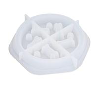 RIZGHWOY Resina de Perros Forma de Bricolaje Práctico Alimentador Lento Práctico para Prevenir los Trastornos Digestivos de la Obesidad en Varios Perros Material de Silicona (Molde de silicona para