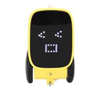 RIZGHWOY Robot de Carga Inteligente, Juguete Interactivo con Detección Táctil con Funciones de Programación y Narración de Cuentos en Inglés, para el Aprendizaje de Educación Temprana (Yellow)