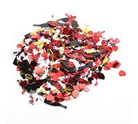 RIZGHWOY Secuelas de PVC Heart Red Heart Golden Black Vine Class Class para Celebraciones de Bodas y Comercio de Bricolaje, 100G