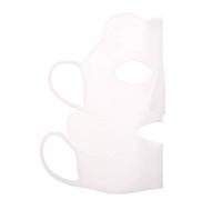 RIZGHWOY Silicone Facial Cover Reutilizable El Anzuelo de la Oreja de Panda Promueve la Absorción Completa Adecuada para Todos los Tipos de Piel Silicona Blanca