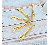 RIZGHWOY Spring de Acero de Vida Larga Spring Cash Cash/Holder Expands Space Wallet Cuesta/Holder 5 PPCS por Dinero Banknotes 75 Mm para Bolso Breve de Cuero (Negro/Dorado/Bronce) Escena aplicable: