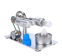 RIZGHWOY T Escriba Las Características de Las Lecciones de Lecciones de de Física en Miniatura Que Funcionan con una Lámpara de Alcohol Al 95% para Proyectos Científicos de Acero Inoxidable
