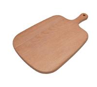 RIZGHWOY Tabla de Cortar de Madera de Haya, Superficie Pulida a Mano con Asa para Queso, Carne, Verduras, Pan y frutas. Tabla de Charcutería para la cocina. (33 * 20 * 1,5 cm de haya)