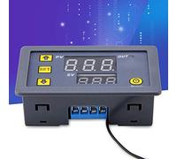 RIZGHWOY Termostato Digital LED W3230 para Control Eficiente de Temperatura para Unidades de Refrigeración o Calefacción, 12 V 24 V 220 , Alta Calidad, Personalizar Límites de Temperatura (Pantalla