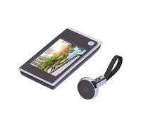 RIZGHWOY Timbre con Vídeo Eléctrico, Pantalla LCD de 3,5 Pulgadas con Sensor de Alta Sensibilidad para una Fácil Instalación para Timbre de Aleación de Zinc ((plata))