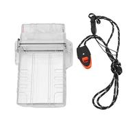 RIZGHWOY Tubo de Almacenamiento de Plástico, Mini Contenedor Hermético con Círculo de Sellado de Goma, Caja Portátil para Artículos Pequeños como Llaves, Tarjetas de Identificación, (White)